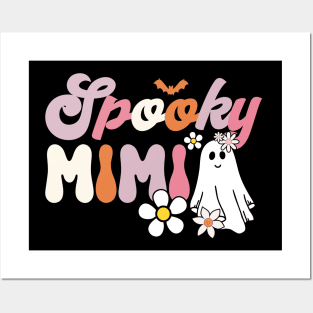 Groovy Spooky Mimi Halloween Retro Costume Posters and Art